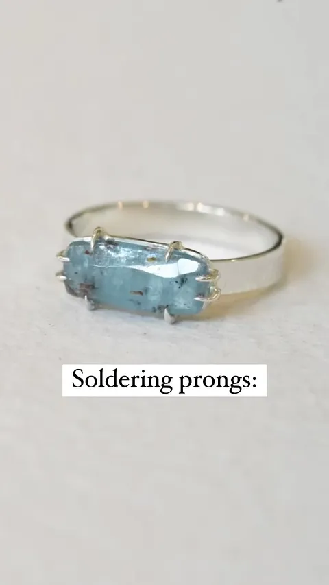 For this #tooltalktuesday I’m showing how you can use Hold-It! Positioning Clay by @reneefordmetals while soldering...
