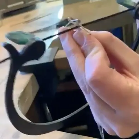 Here is a sanding tip from @thesaltyplumjewellery - “Another way to use the abrasive cord from a recent tip… Remove saw...