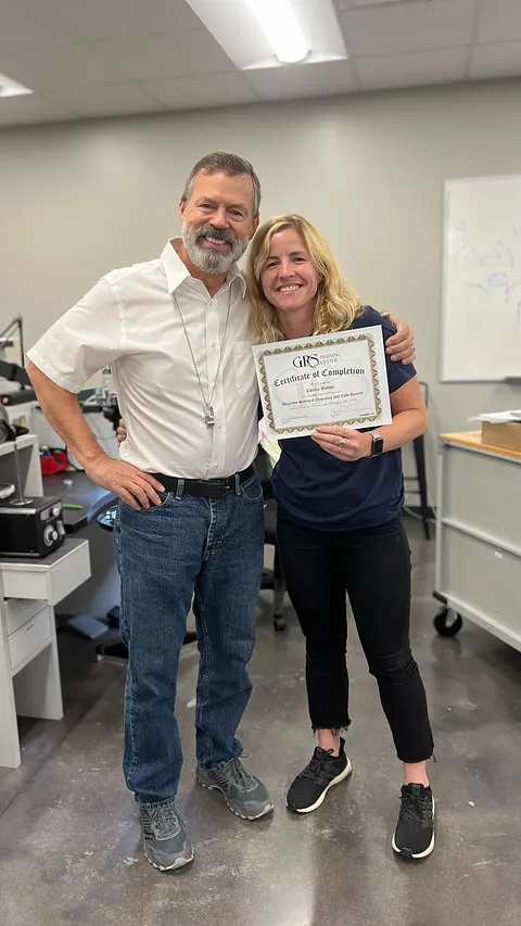 It was such an absolute pleasure training at @grstools this week with @todddanielsdesigns this was my third class at GRS...