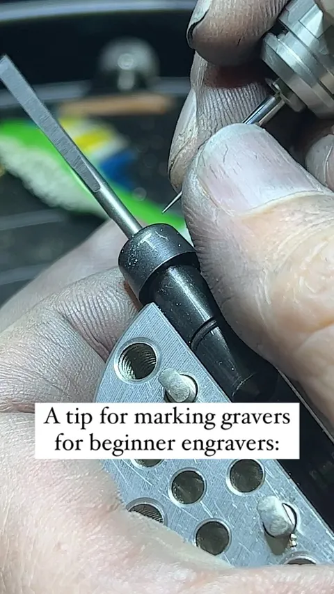 If you are newer to engraving like me and you’ve created a bunch of tools at class it can be helpful to mark them for...
