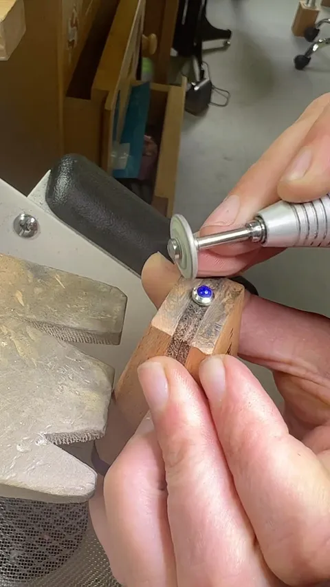 Save your fingers and save your piece from going flying! When I’m polishing the bezels on my micro studs (4mm stones) I...