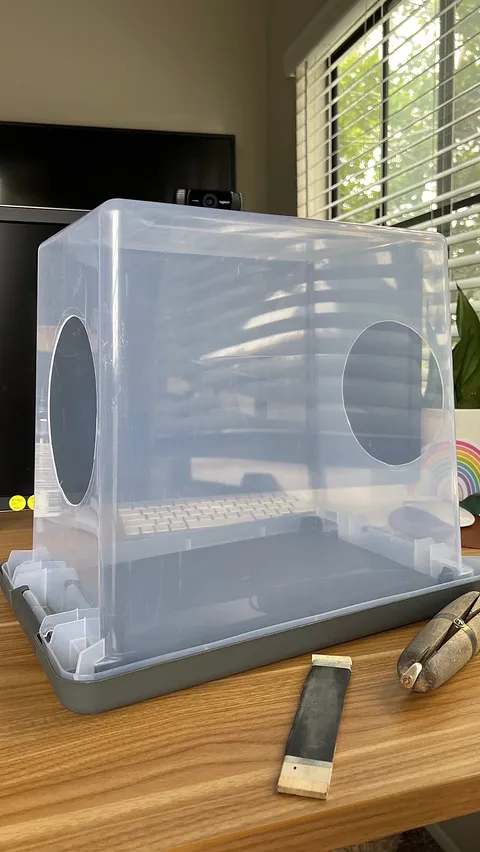 Here is a #diy polishing area from @fineraffair - “My tip is for a DIY polishing box that has really helped minimize the...