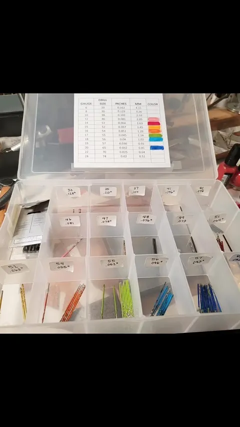 Here is a drill bit organizing tip from @kayseurat - “Before: I’m always in a hurry to get to the next step...to finish a...