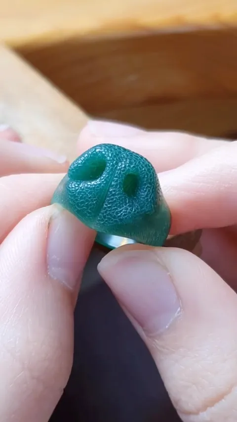Here is an incredible process video from @kathrynreidjewellery - “Dog Nose Ring in memory of Theo 🤍

Our dog Theo passed...