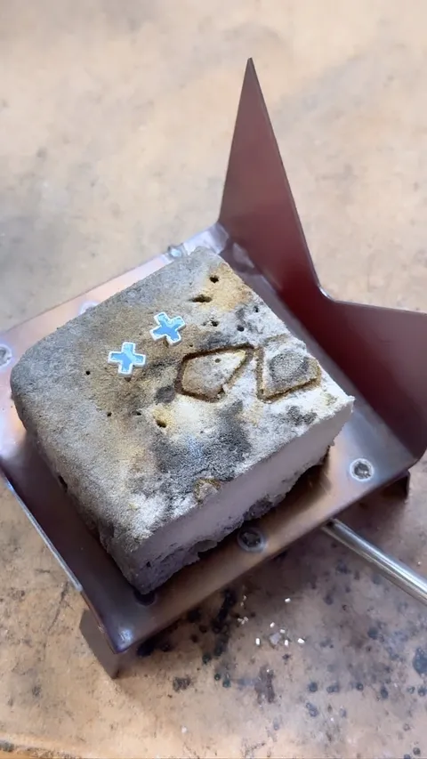 Yes you can enamel on soldered pieces! #sponsored by @pmcsupplies who provided the fabulous Tabletop Kiln. You can enamel...