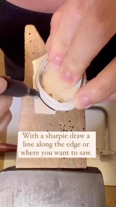 Here is a fabulous sawing tip from @saltwater.and.silver -
“ The easiest trick to get that perfect saw line around a...