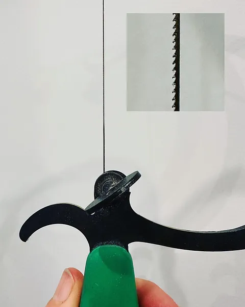 For my beginner’s out there! Make sure your saw blade is facing outward and the teeth are pointing down! There should be...