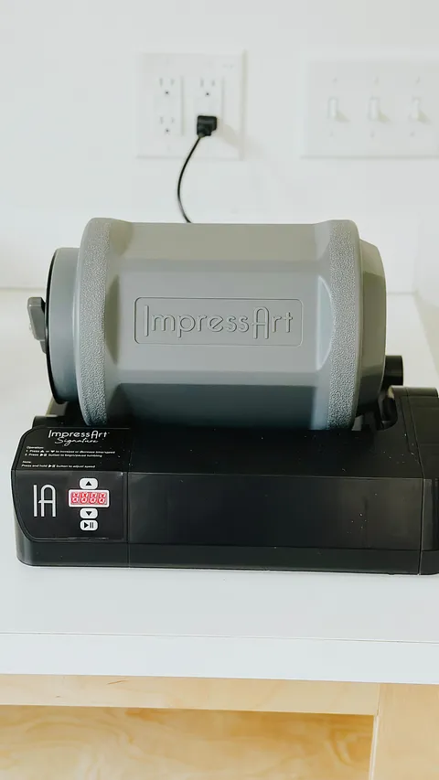 NEW ROTARY TUMBLER BY @impressart I think our community has been waiting for some new rotary tumbler options and...