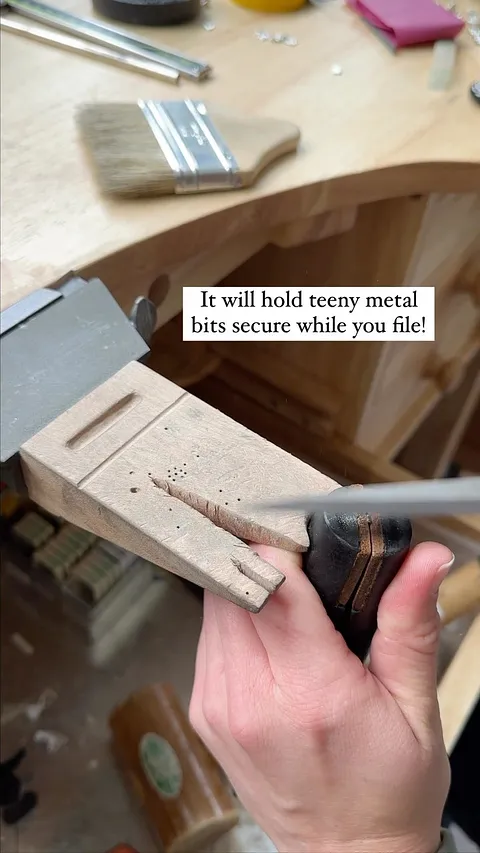 Do you have a ring clamp? I consider it an  inexpensive, essential tool. Great for holding small bits when you need to...