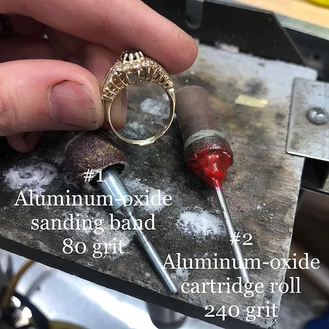 @milestonejewelryllc walks us through the exact steps she takes for cleaning up a resized ring: - “I have over 12 years...