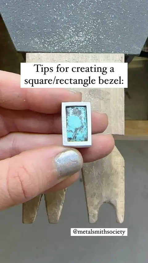 I love a thick bezel, here are some tips to create corners for your gorgeous square or rectangular stones. Sponsored by...