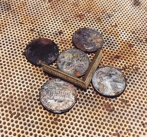 Here is a soldering tip shared back in 2018 from @kkbmetalstudio - “Use copper pennies (prior to 1982) when you need to...