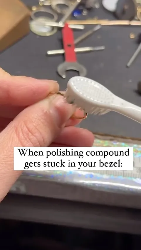 Here is a polishing tip from @hijacknginger⁣
⁣
“Sometimes in lieu of an ultrasonic cleaner, I use a @dollartree electric...