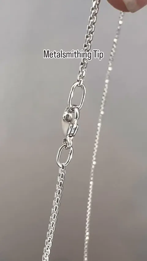This is such a helpful tip from @theresaapplegatejewelry⁣
⁣
⁣
“I like to purchase chain by the foot and finish it to...