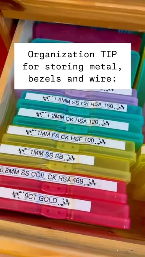I love this jewelry studio organization tip from @henjewellery

“I saw this idea of the boxes, for storing silver from...