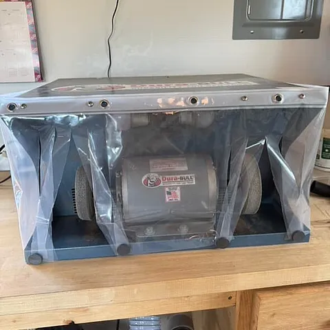 Here is a tip for containing polishing 
dust from @aurasupplies 

”I polish quite a bit and have a small shop, so I wanted...