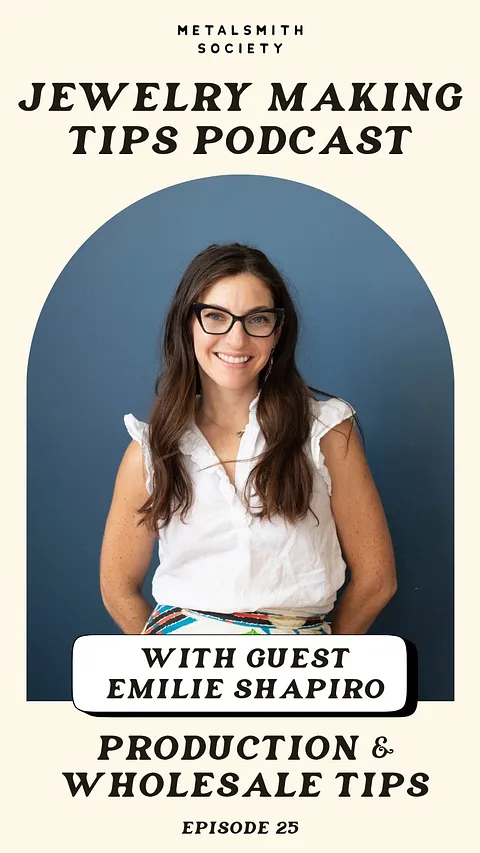 🎙️ New podcast episode alert! This week I’m joined by the amazing @emilieshapirojewelry — artist, author, and educator —...
