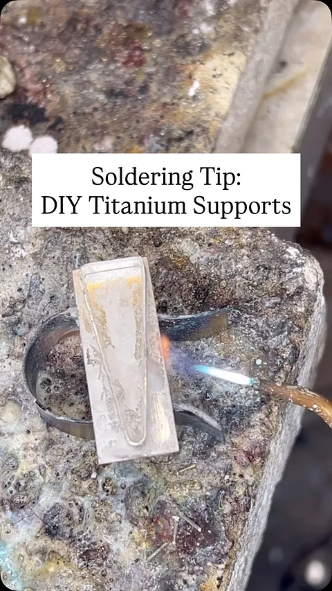 Create your own custom soldering supports using titanium strips — such a smart bench upgrade. 🔥

This tip was shared by...
