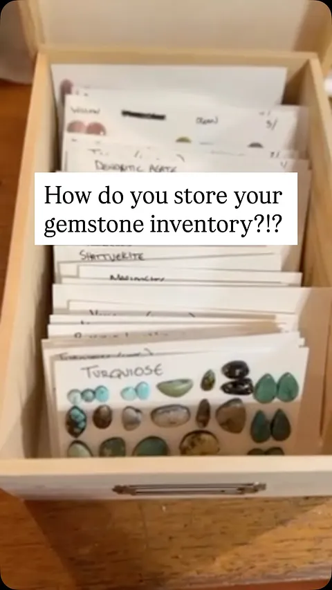 Storing your gemstones with one of these methods shared by @trailfolkdesigns 

Important considerations with stone...