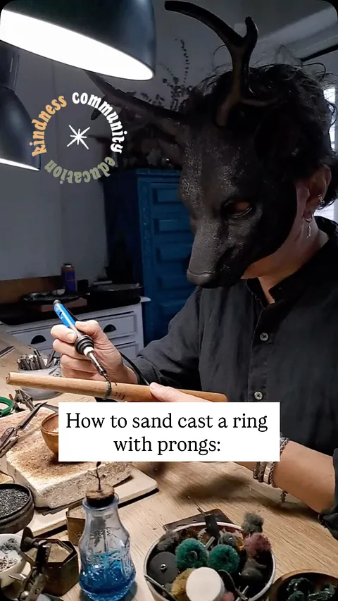 Tips for sand casting prong settings from @materialmaya.

“For those who want to improve their sand casting and be able to...