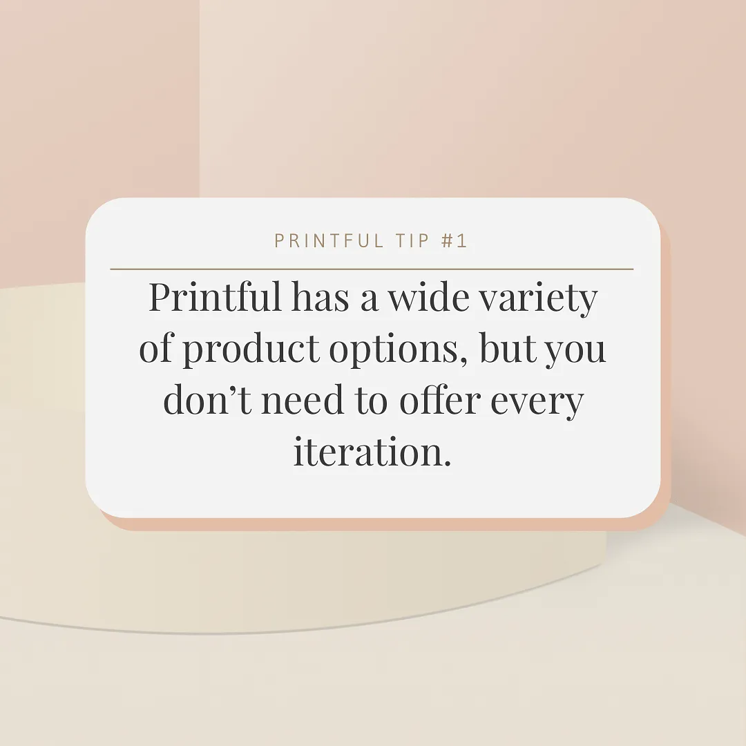 Top tips for starting an online store with Printful.